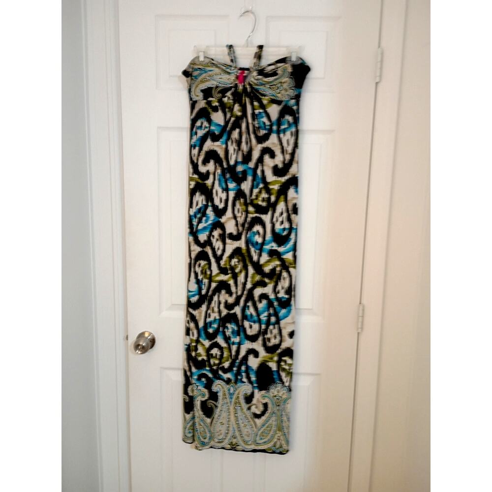 Women's Printed Maxi Dress Size Small - Picture 2 of 5